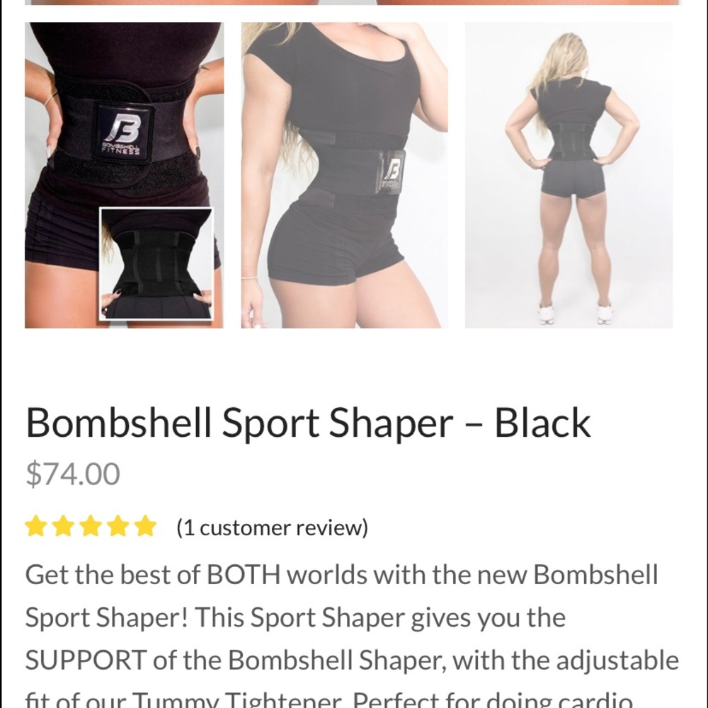 Bombshell Fitness Compression Shaper